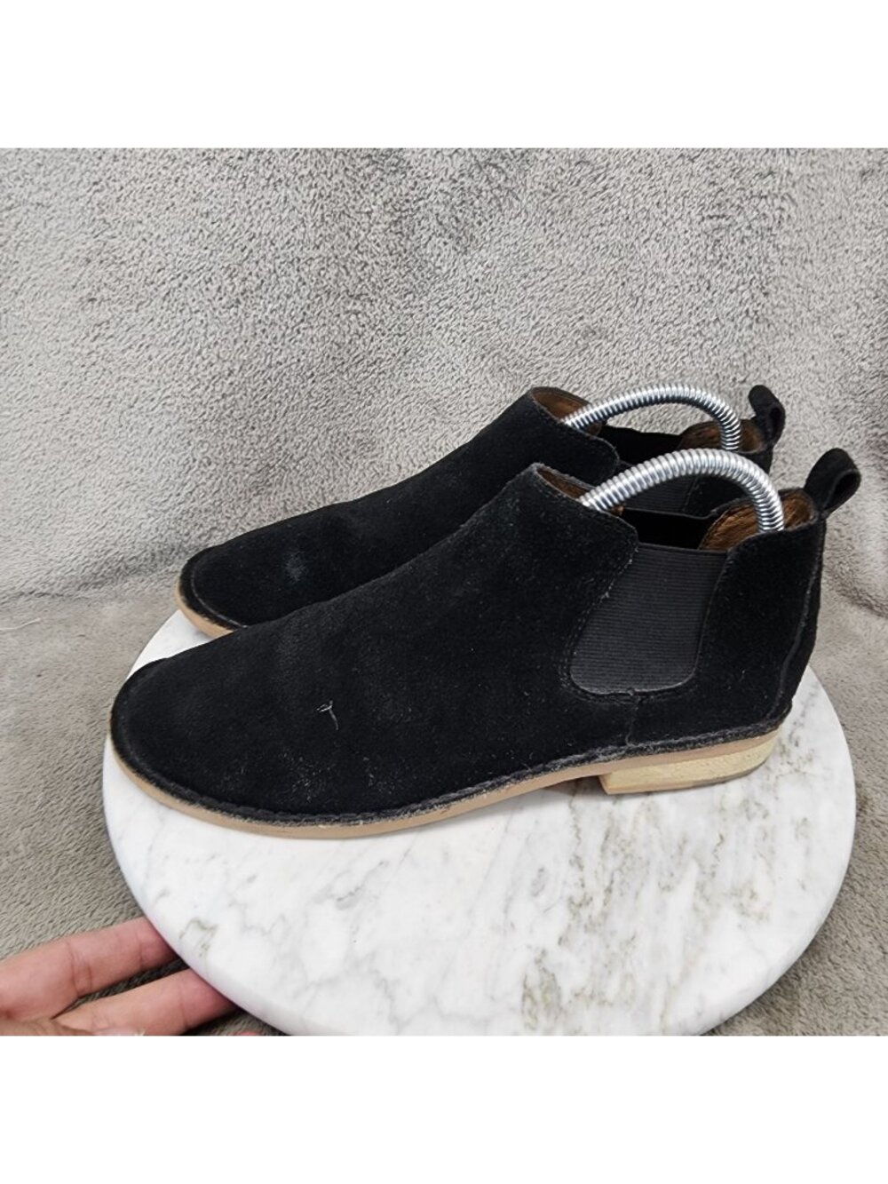 Steven Shoes Womens Size 8 Dylyn Black Leather Chelsea Boots *Read*